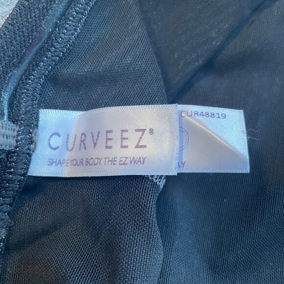 Curveez® High Waisted Shaping Grey Leggings Sz LG  CUR44819 - Picture 6 of 9